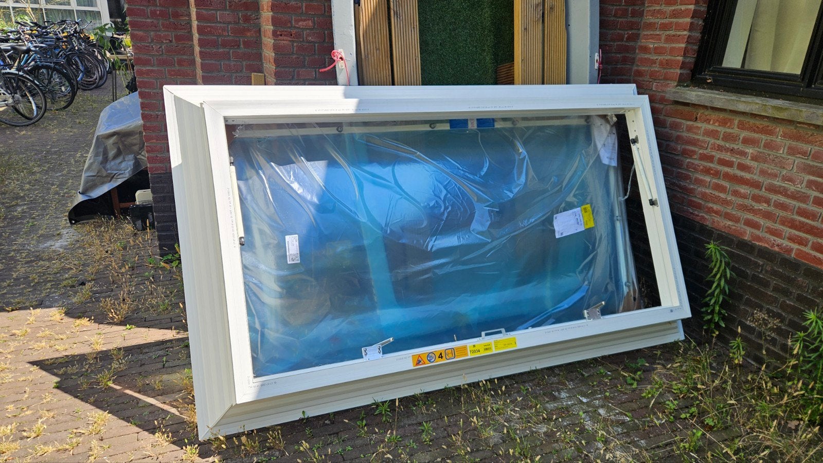Nieuwe acrylaat transparante daktoetreding 200x100cm, Ophalen