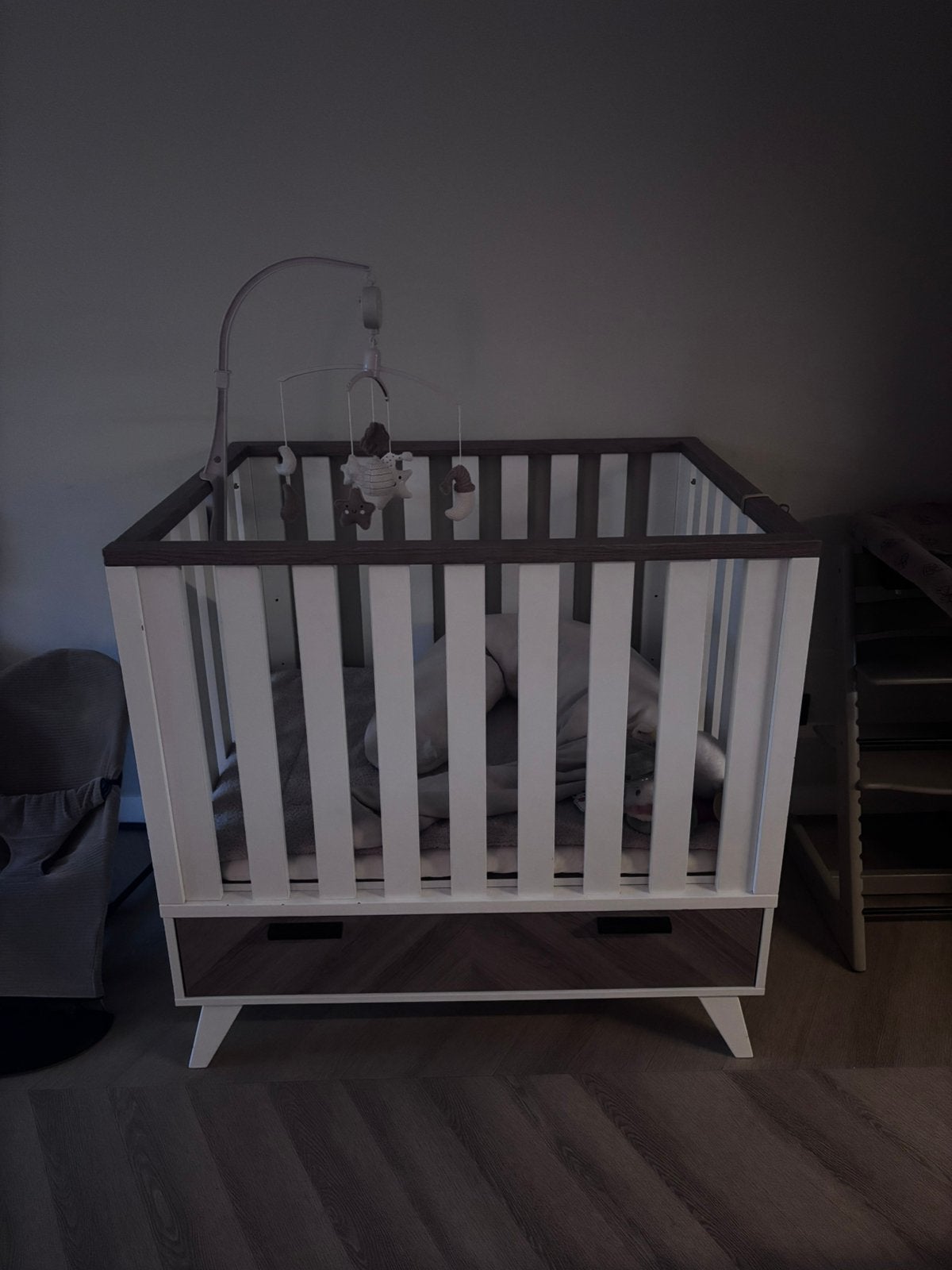 Box met lade + box matras, Ophalen, Gebruikt