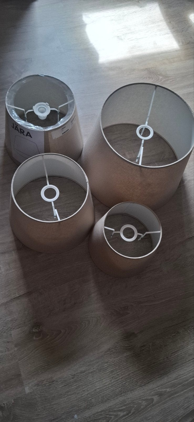 Lampenkap Ikea Jära, Ophalen, Nieuw, Beige, Rond