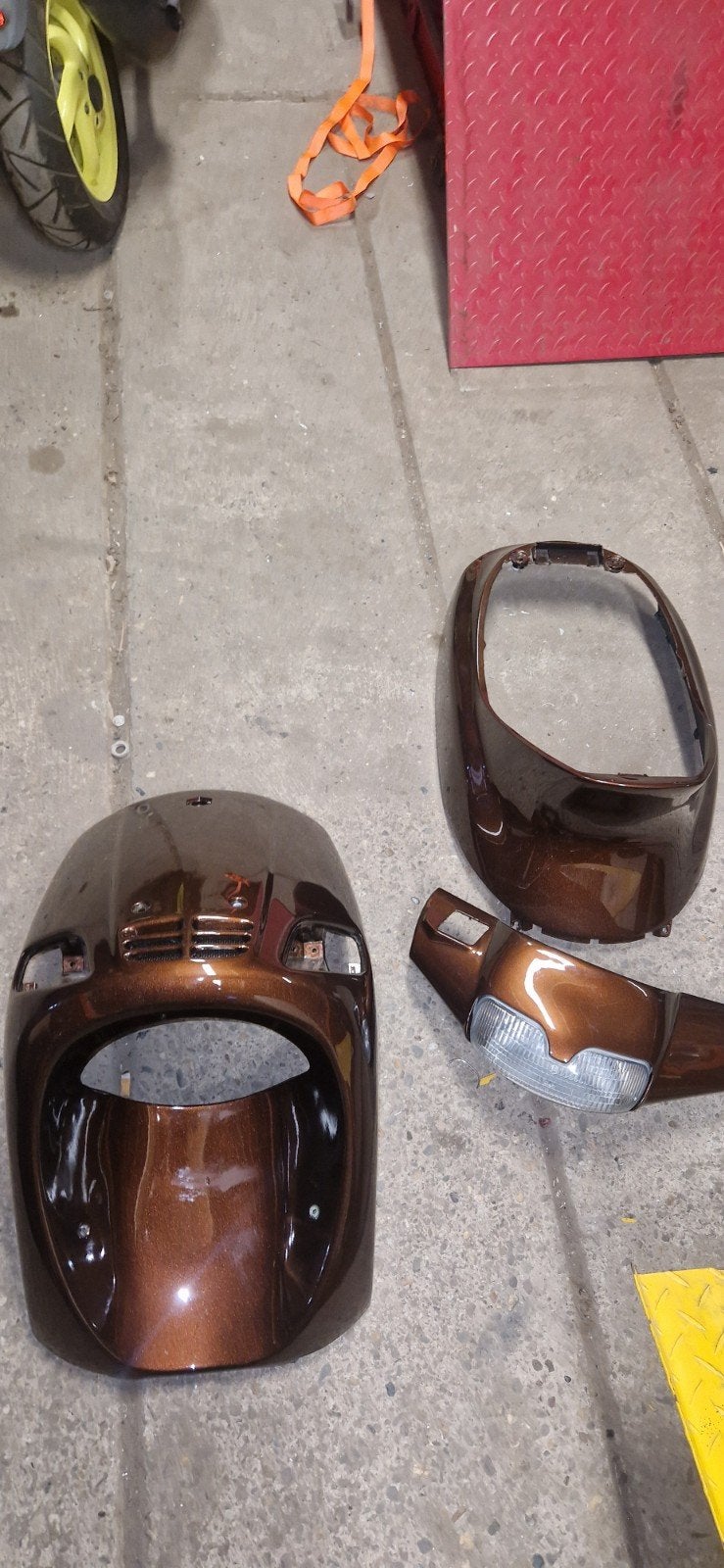 Kappenset type 3 sparkling bronze, Ophalen, Gebruikt, Kap, Piaggio