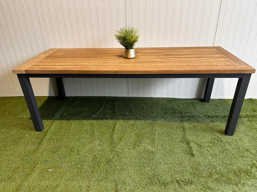 Lifestyle Veneto Teakhouten Tuintafel 230x90 cm, Tuin en Terras, Tuintafels, ., Ophalen of Verzenden, ., Rechthoekig