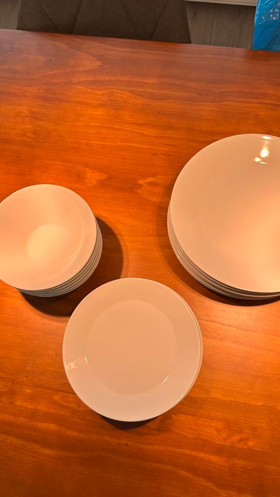 IKEA 365+ Serviesset - Borden en kommen, Huis en Inrichting, Ophalen, Zo goed als nieuw, Effen, Porselein