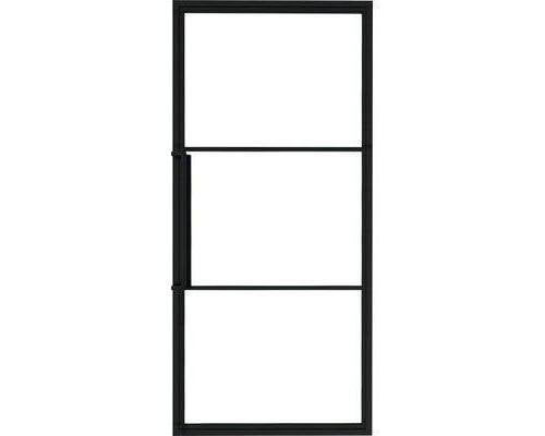 Stalen binnendeur met mat glas, Ophalen, 80 tot 100 cm, Binnendeur, Zo goed als nieuw