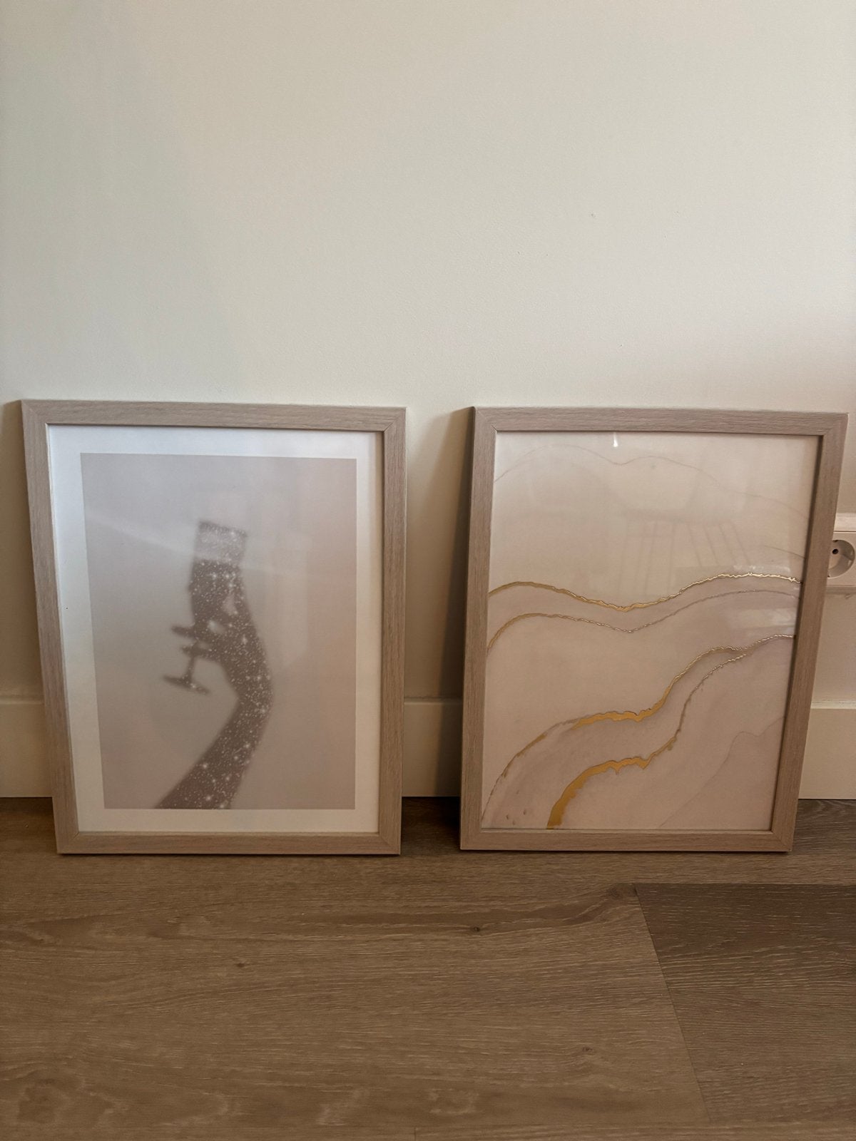 Set van 2 ingelijste prints met lijst - Leen bakker - 30x40, Minder dan 50 cm, Ophalen of Verzenden, 5 – 50, Print