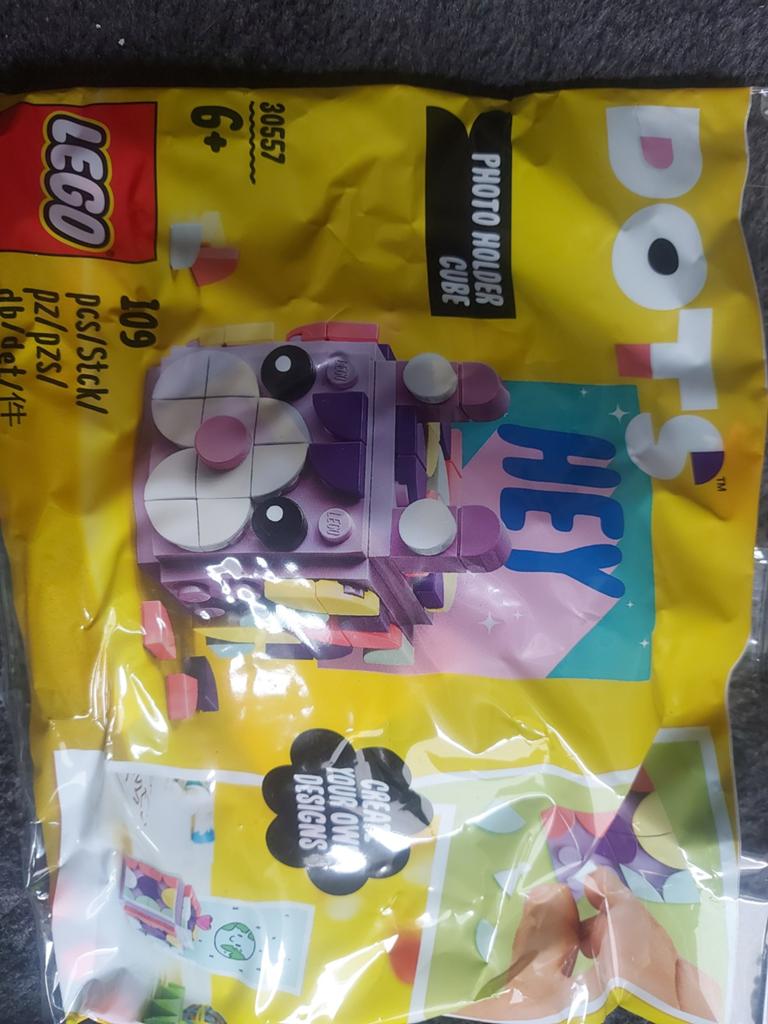LEGO DOTS Fotohouder Kubus 30557 Nieuw polybag, Overige thema's, Lego, Nieuw, Ophalen of Verzenden