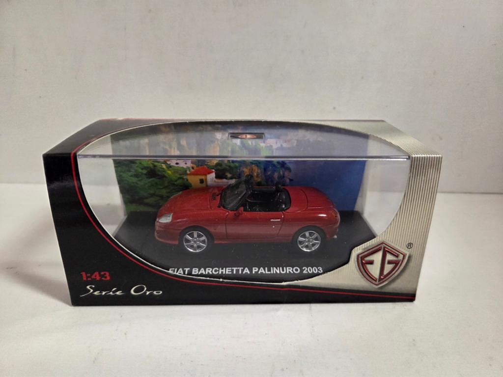 EG Fiat Barchetta 2003 1:43, Hobby en Vrije tijd, Modelauto's | 1:43, Overige merken, Auto, ., Ophalen of Verzenden
