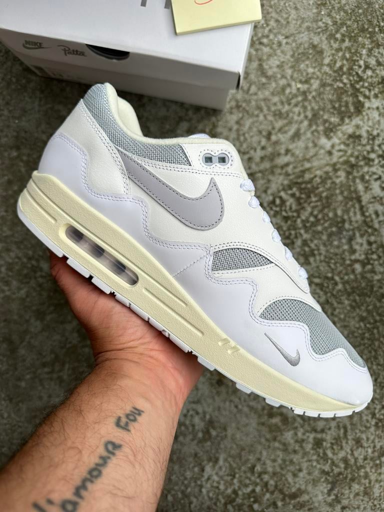 Nike air max 1 Patta waves white US 13 / EU 47,5 Jordan 90, Kleding | Heren, Ophalen of Verzenden, Nieuw, Wit, Sneakers of Gympen