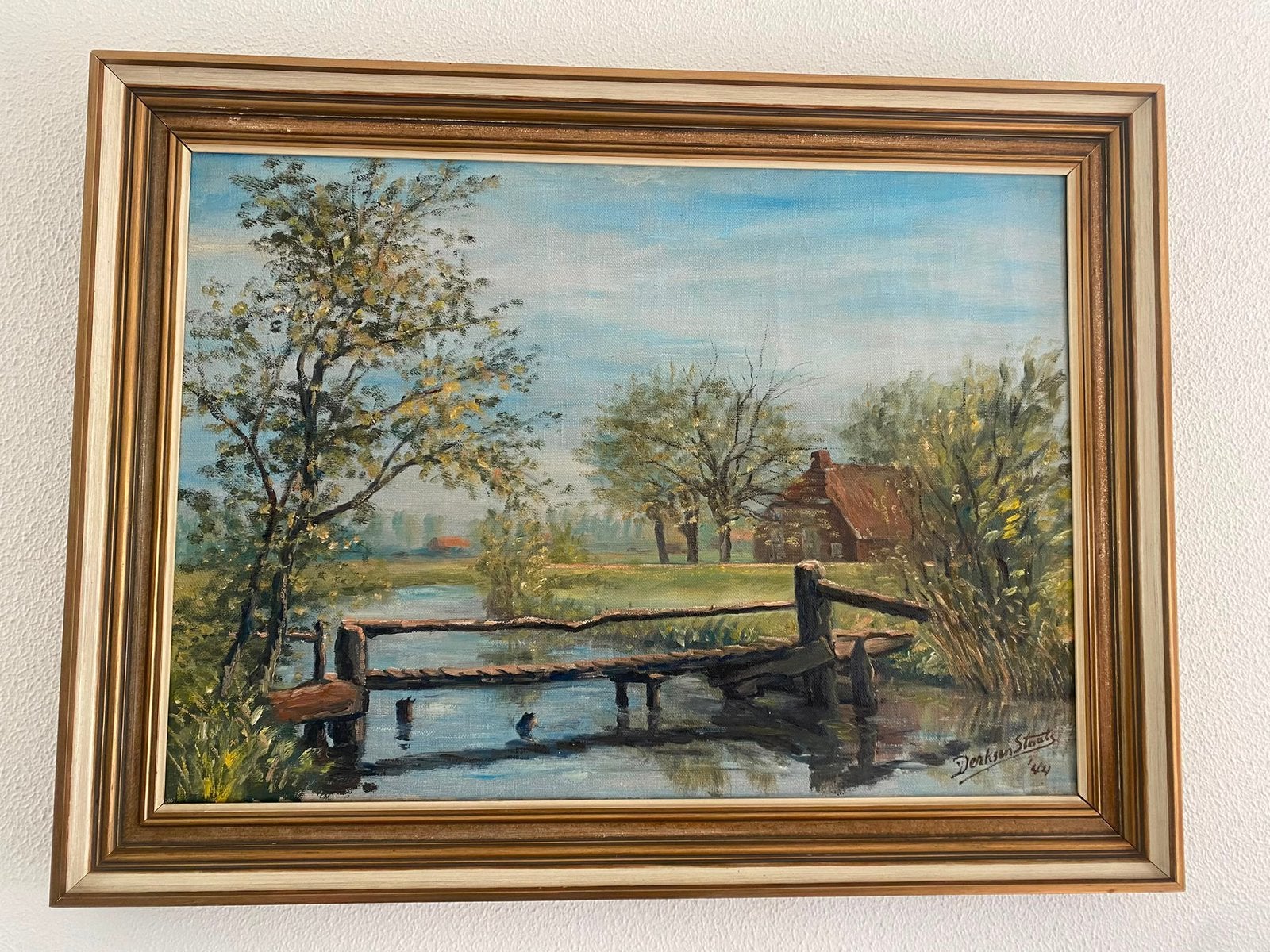 Uniek schilderij uit 1944, Ophalen
