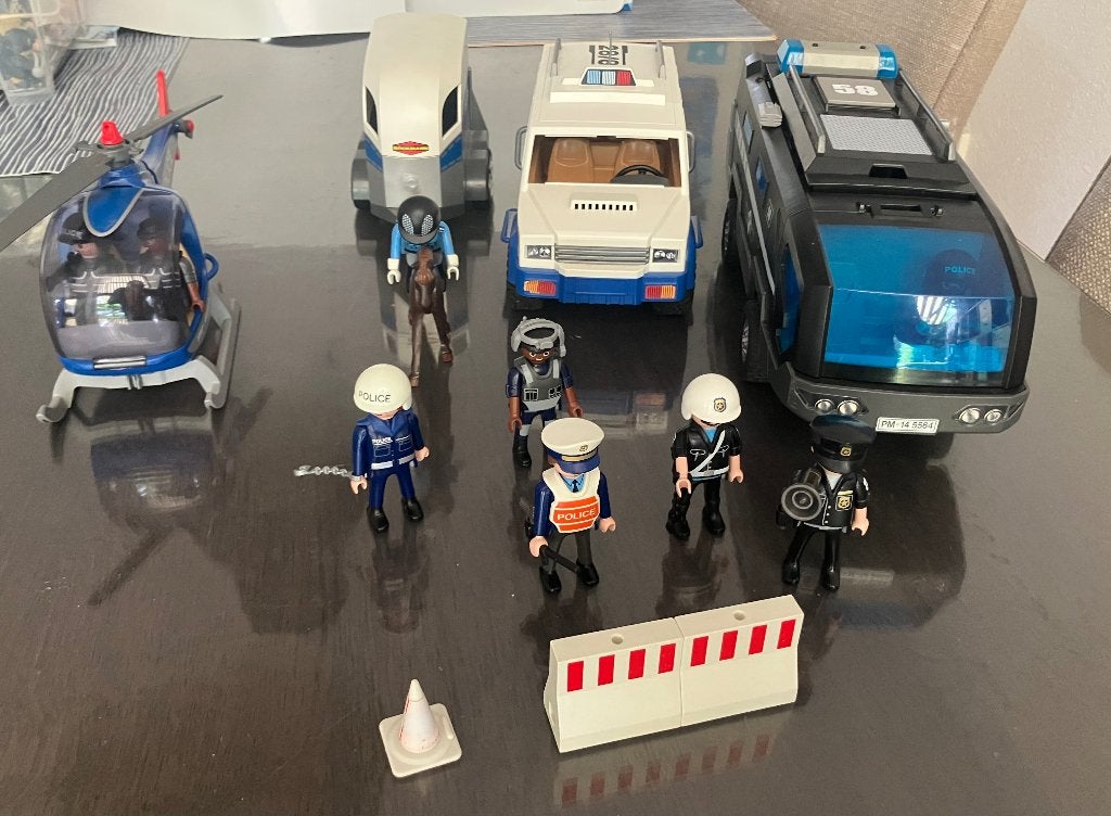 Laatste week: Playmobil politievoertuigen, Gebruikt, Losse onderdelen, Voertuig, Ophalen of Verzenden