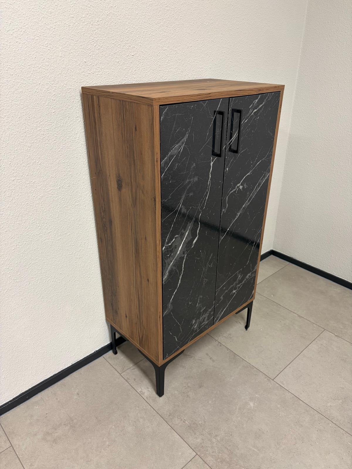 Moderne kasten met marmerlook deuren, Ophalen, Nieuw