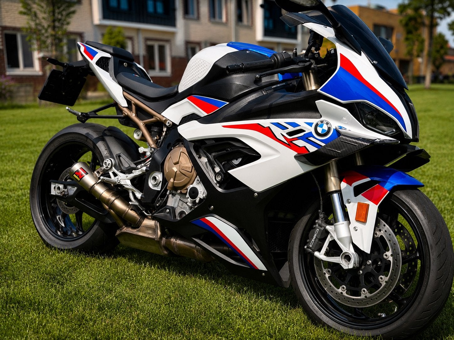 BMW S1000RR M-sport | Super Sport | AKRA | CARBON | 2019, Motoren, 4 cilinders, Motorrijbewijs A, Super Sport, Handvatverwarming