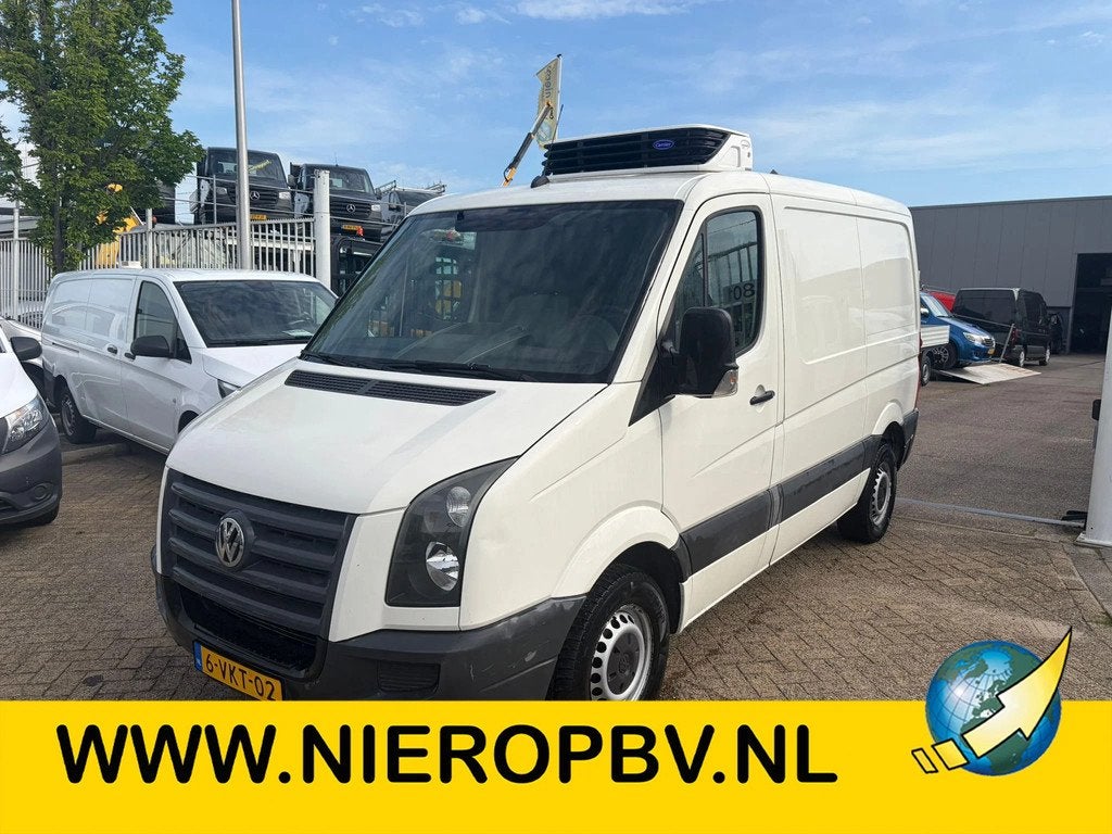 Volkswagen Crafter 2.5TDI L1H1 Koelwagen +220V Stekker Carri, Auto's, Bestelauto's, Euro 5, Gebruikt, Volkswagen, Wit