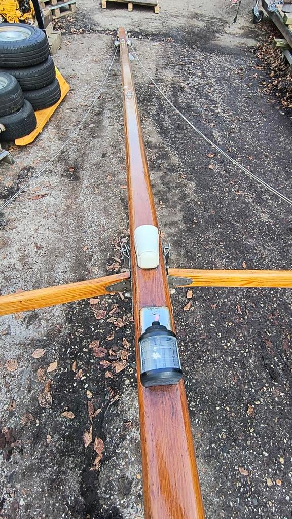 Houten mast en giek Oregon pine, Watersport en Boten, Ophalen, Gebruikt, Minder dan 15 m², Thuis