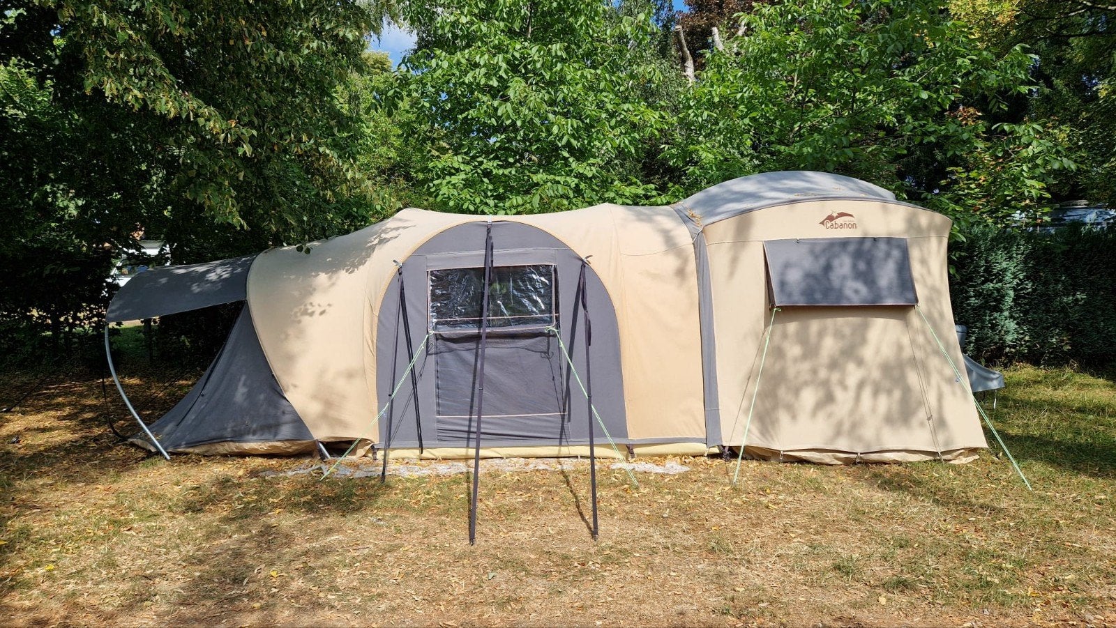 Cabanon Mercury met luxe luifel uit 2015, Caravans en Kamperen, Vouwwagens, Ophalen, Meer dan 6, Cabanon
