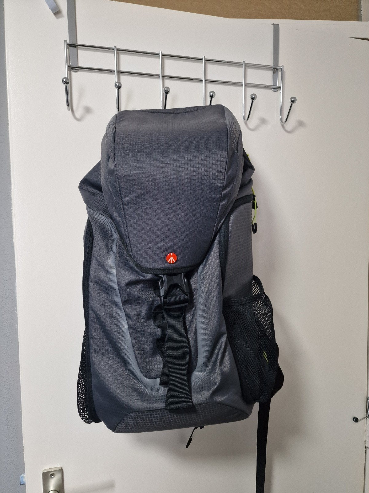 Manfrotto Advanced Camera Rugzak - Zo goed als nieuw, Rugtas, Ophalen of Verzenden, Zo goed als nieuw, Grijs