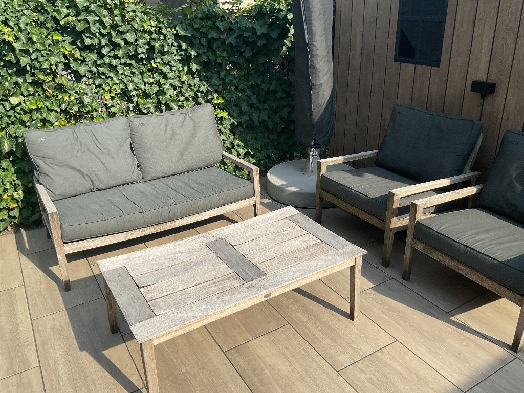 Alexander Rose Roble Eiken hardhout loungeset, Ophalen, 4 zitplaatsen, Gebruikt, Hardhout