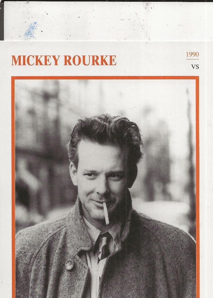 Filmster Mickey Rourke VS 1990, Ophalen of Verzenden, 1980 tot heden, Ongelopen, Overige thema's