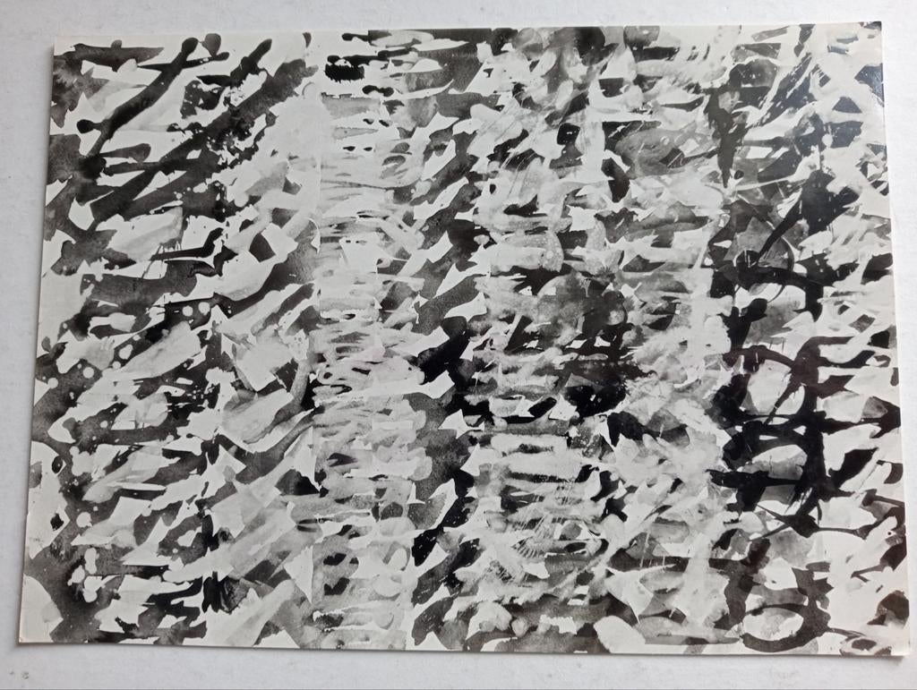 Raymonde Godin persfoto 1979 Abstract Zero Nul stijl, Antiek en Kunst, Ophalen of Verzenden