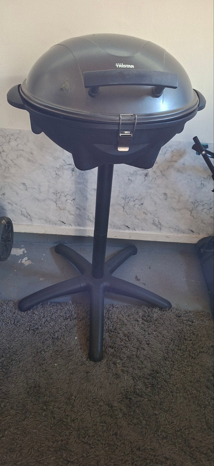Tristar elektrische BBQ met standaard, Tuin en Terras, Elektrische barbecues, Ophalen, Zo goed als nieuw, Tristar