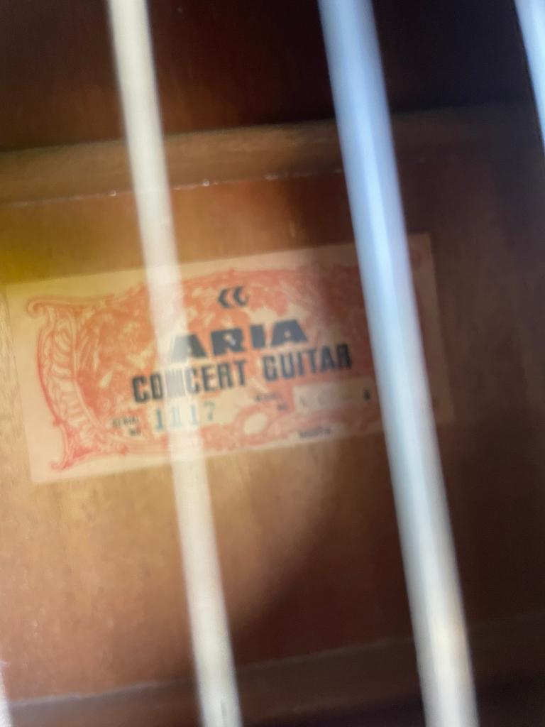 Vintage Aria Concert guitar AC - 8 gitaar, Ophalen, Gebruikt, Klassieke of Spaanse gitaar