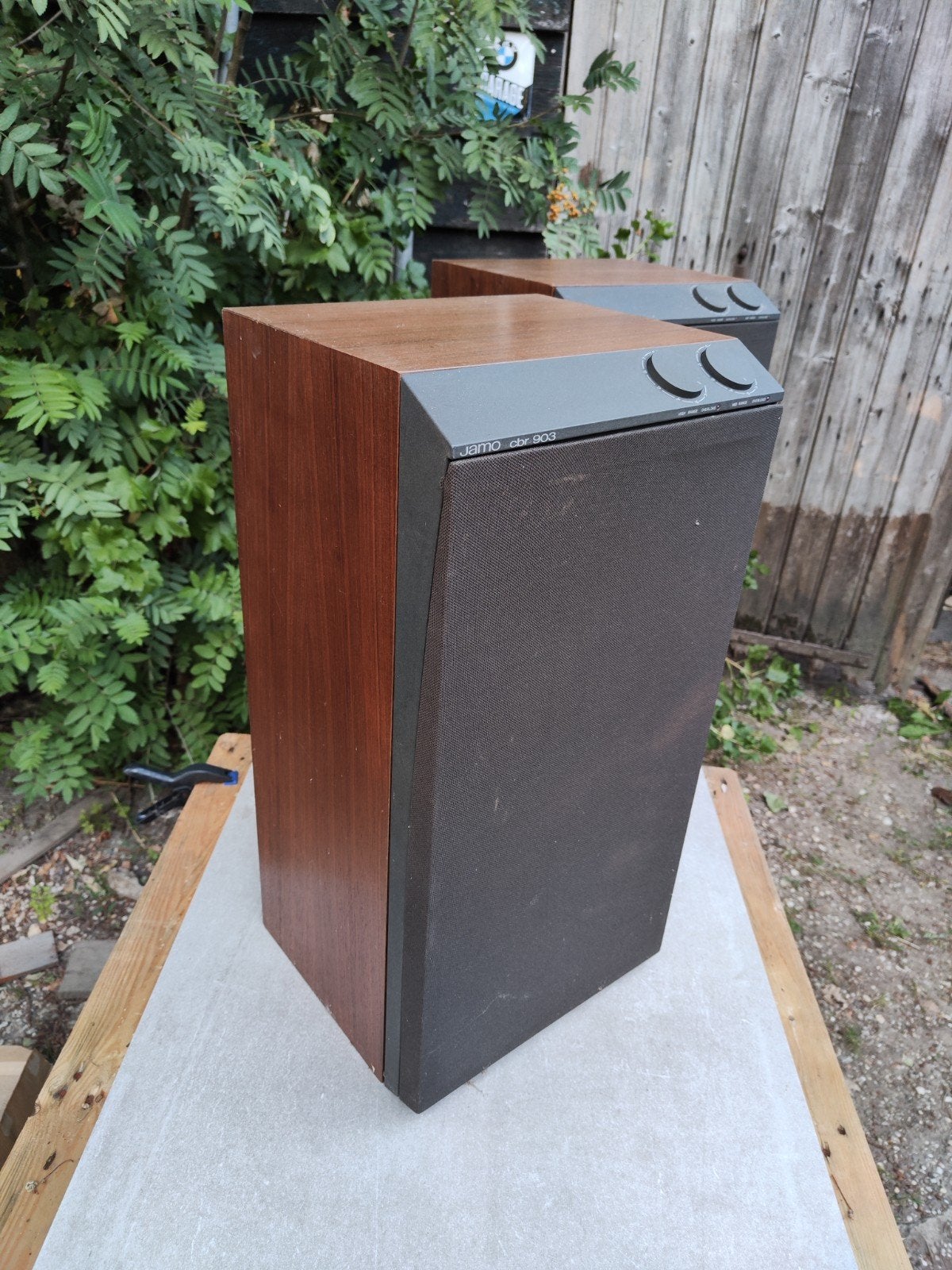 Jamo CBR 903 speakers - Vintage met aandacht nodig, Audio, Tv en Foto, Luidsprekers, Vloerstaande luidspreker, Gebruikt, Ophalen of Verzenden