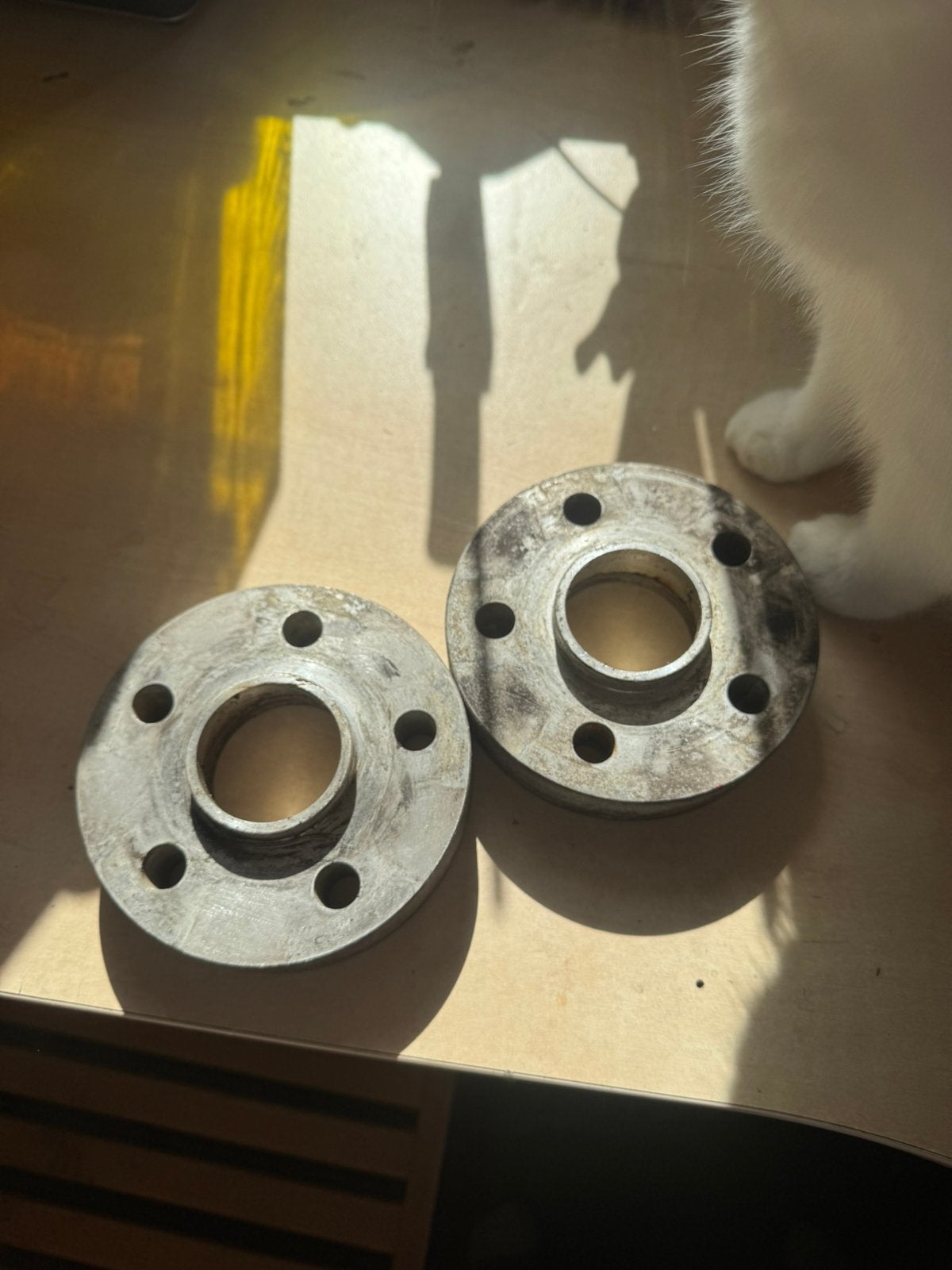 Spoorverbreders 5x100; 30mm dik; naaf 57.1 Wielspacers, Auto-onderdelen, Ophalen of Verzenden, Volkswagen