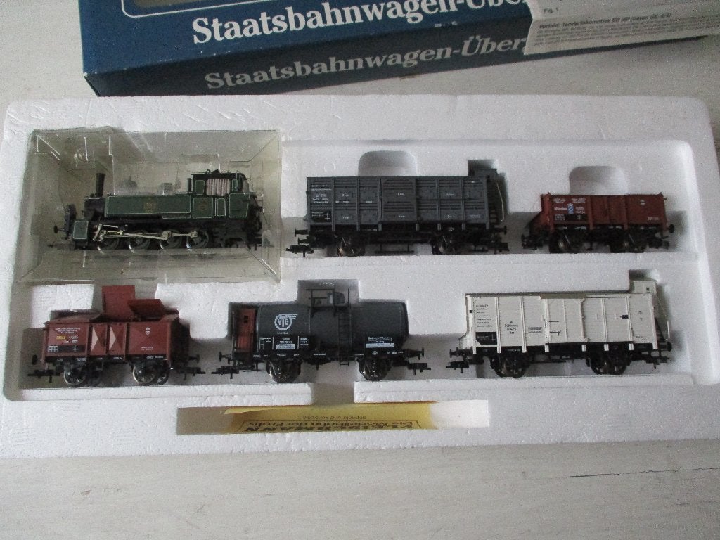 Fleischmann Set Staatsbahnwagen-Übergabezug no 4889, Treinset, Gelijkstroom, Fleischmann, Ophalen of Verzenden
