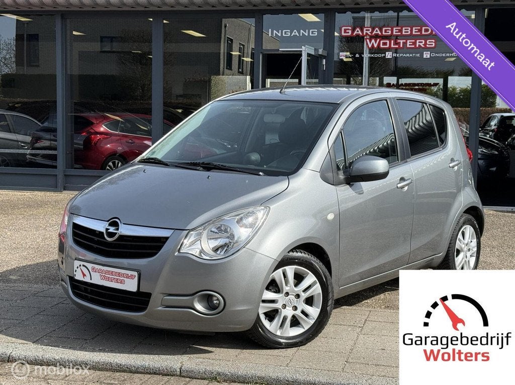 Opel Agila 1.2 Edition AUTOMAAT AIRCO HOGE INSTAP, Auto's, 94 pk, Stof, Gebruikt, 4 cilinders