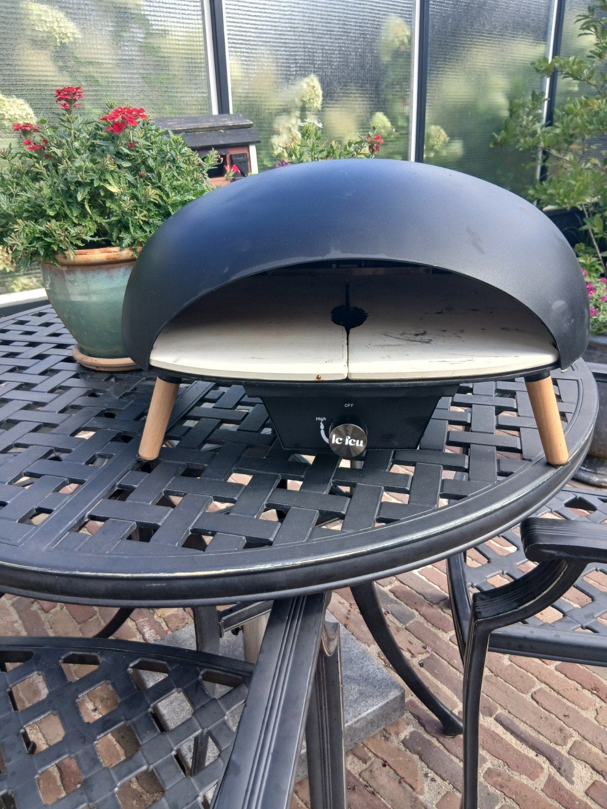 Le Feu pizzaoven - Zo goed als nieuw, Ophalen of Verzenden, Zo goed als nieuw, Le Feu