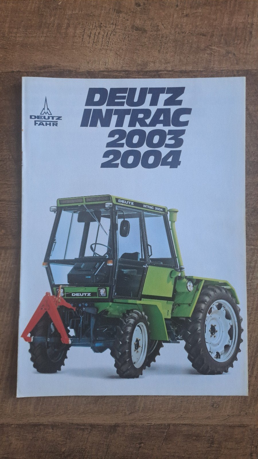 folder DEUTZ FAHR INTRAC 2003 - 2004 tractor, trekker, Ophalen of Verzenden, Zo goed als nieuw, Folder