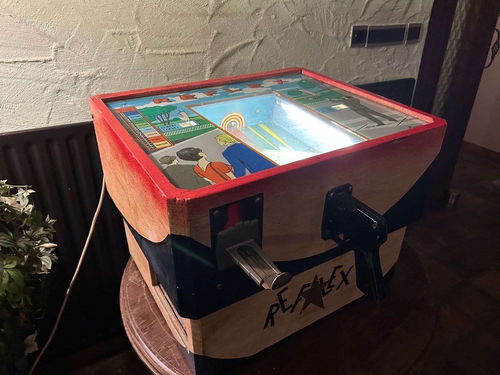 Vintage Sidan Reflex Skeeter/Shooter Arcadekast - Jaren '60, Verzamelen, Ophalen, Gebruikt