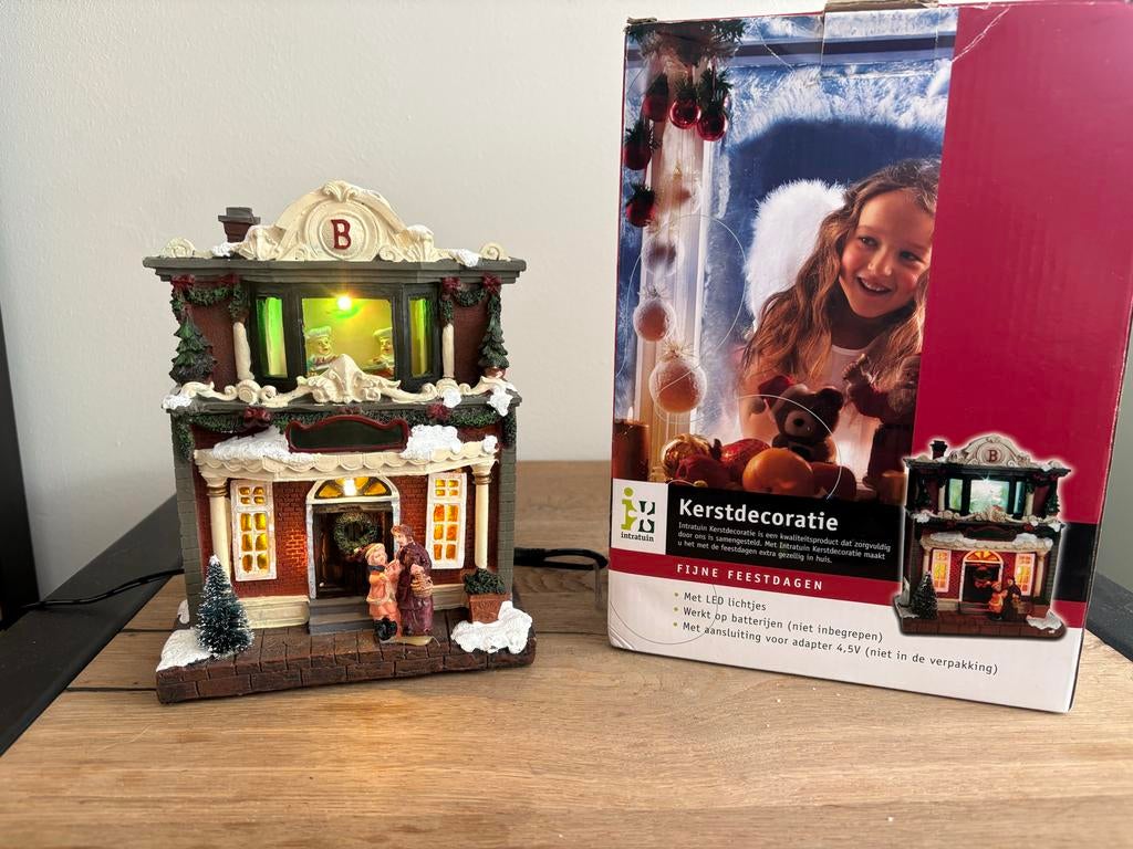 Kersthuisje, bakkerij, Diversen, Kerst, Ophalen of Verzenden, Gebruikt