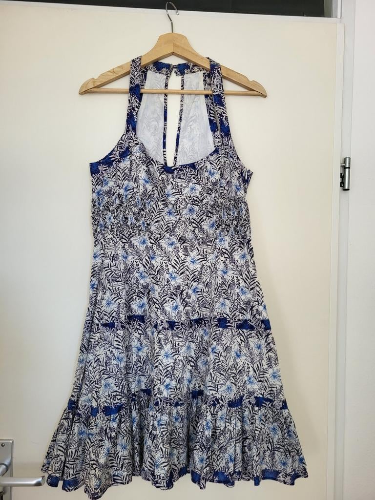 Karin Millen Zomerse Halterjurk- Maat 40-42, Maat 38/40 (M), Karen Millen, Blauw, Ophalen of Verzenden