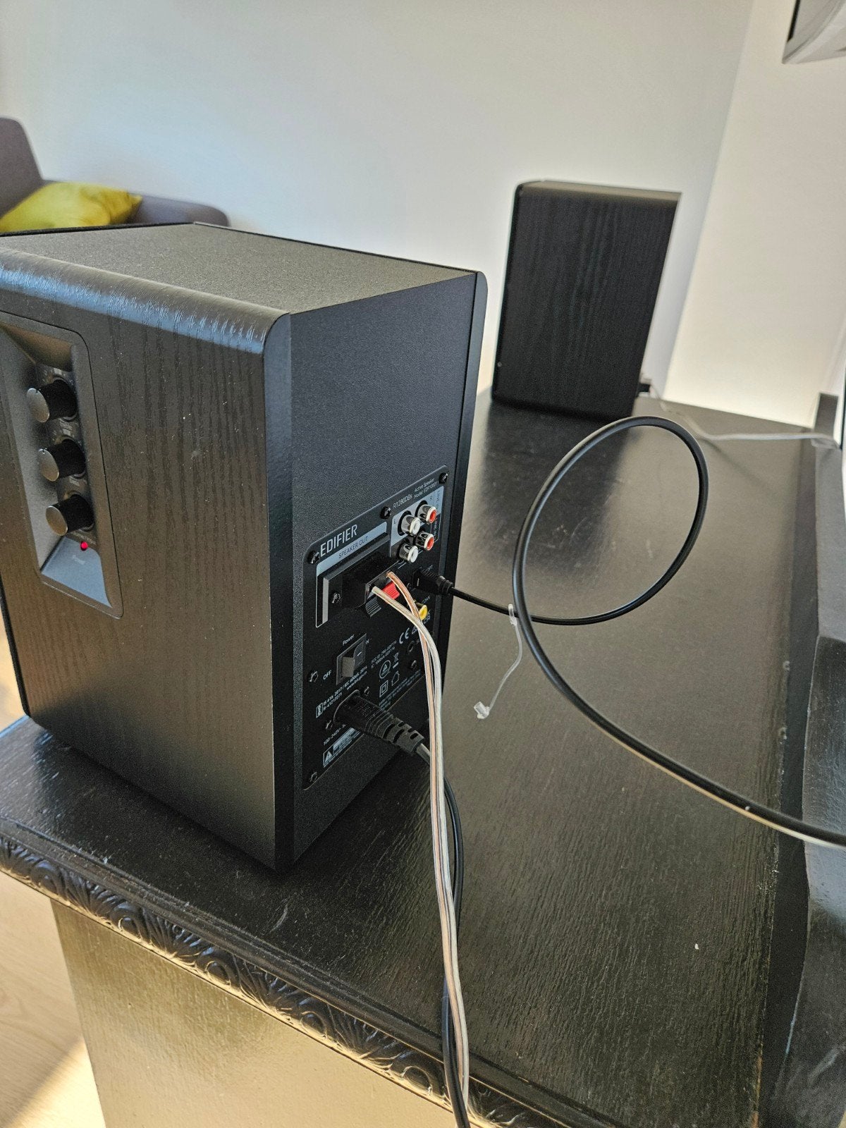 Edifier 1280DBs speakerset - infrarood defect, perfect gelui, Ophalen, Speakerset, Nieuw, AUX-ingang