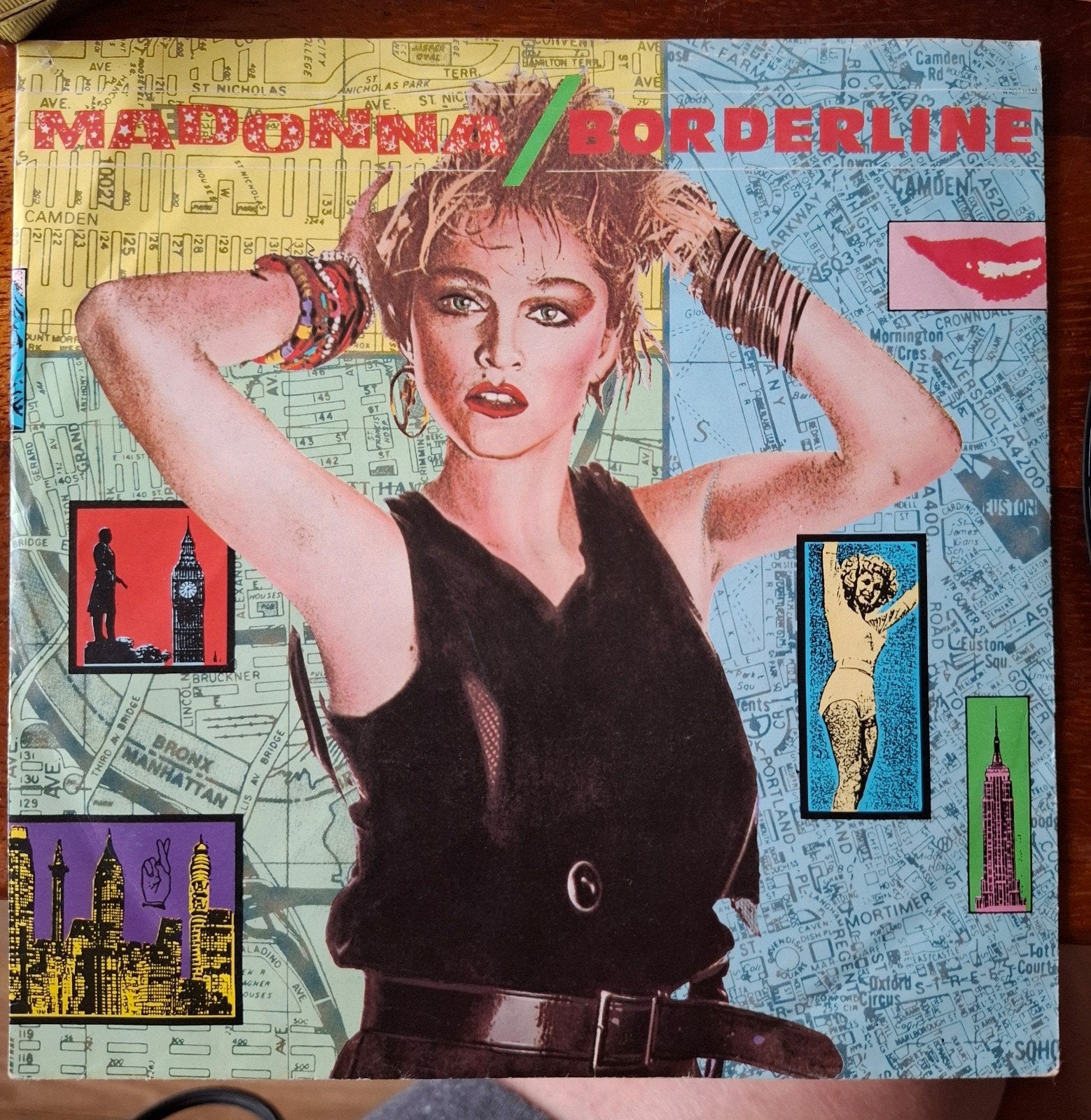 Madonna – Borderline (7" Vinyl Single, 1984) t, Cd's en Dvd's, Ophalen of Verzenden, Gebruikt, Pop
