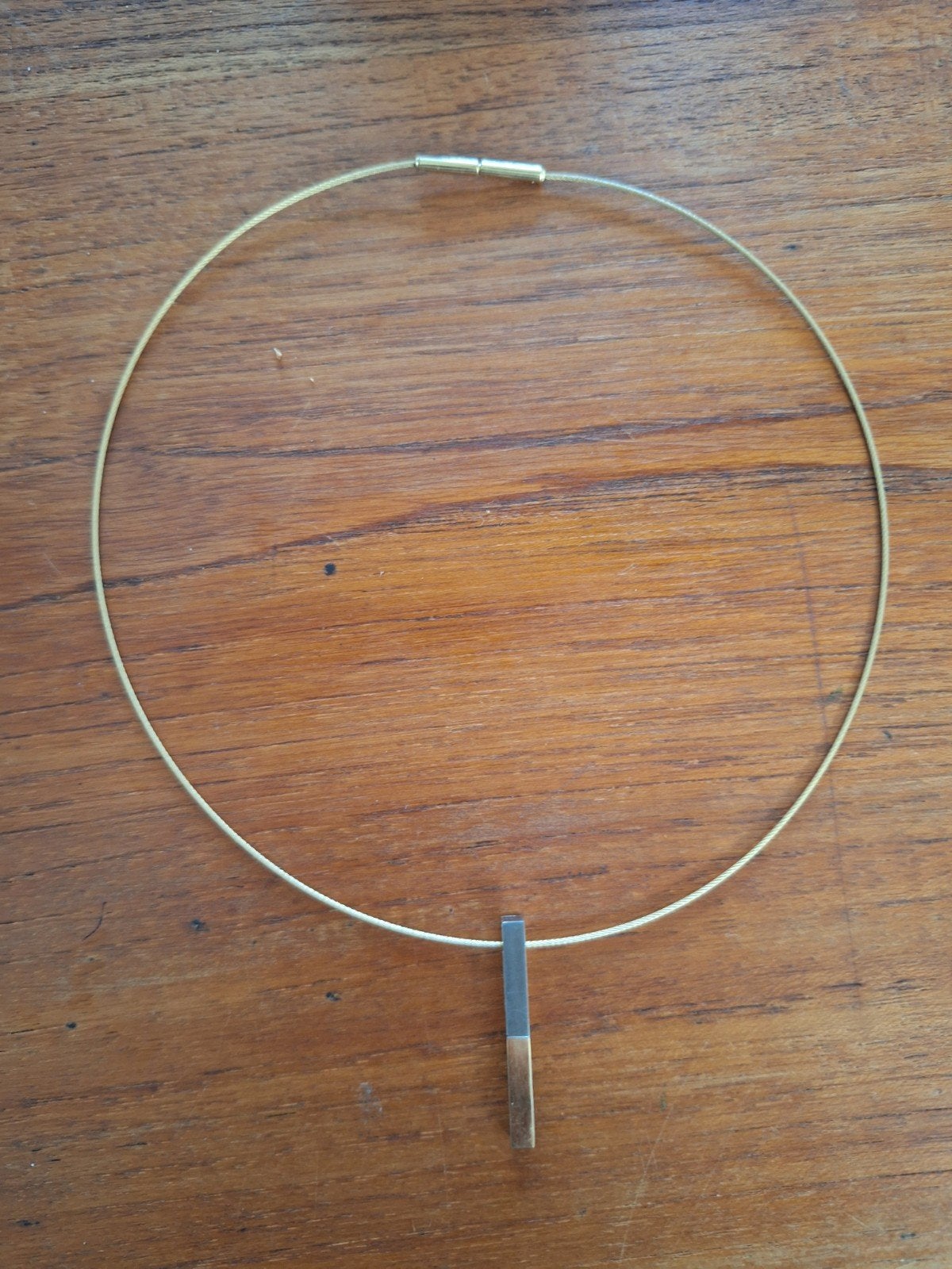 Boccia collier, Ophalen of Verzenden, Zo goed als nieuw, Goud, Overige materialen