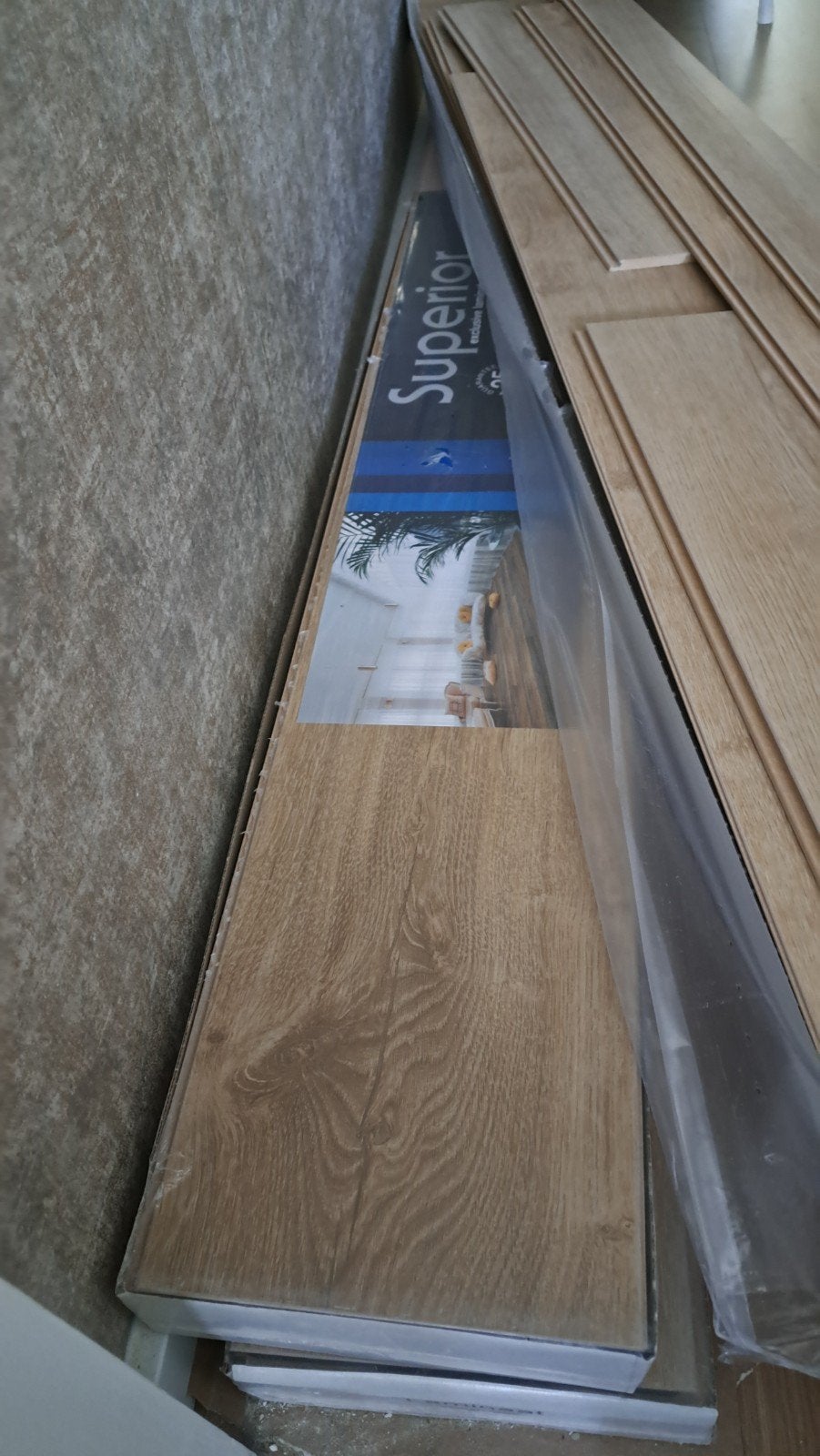 Twee nieuwe pakken laminaat Welsh Oak Beige Gamma, Ophalen, 50 tot 150 cm, Nieuw, 10 tot 30 cm
