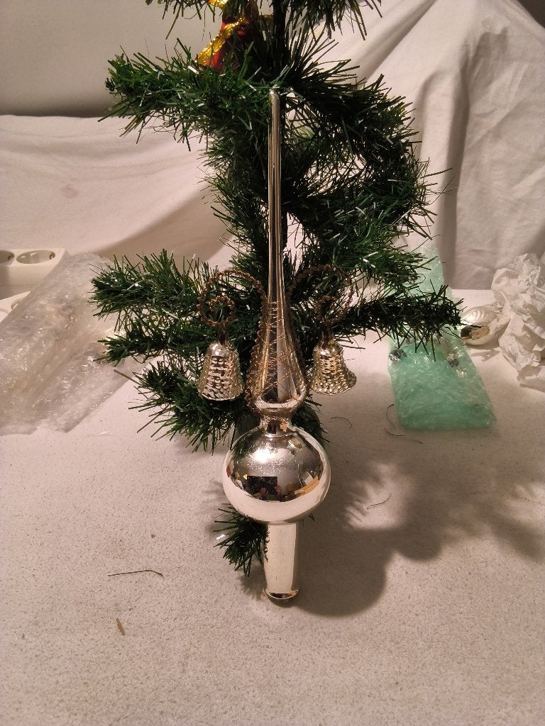 Oude piek met 2 klokjes., Diversen, Kerst, Ophalen of Verzenden, Zo goed als nieuw