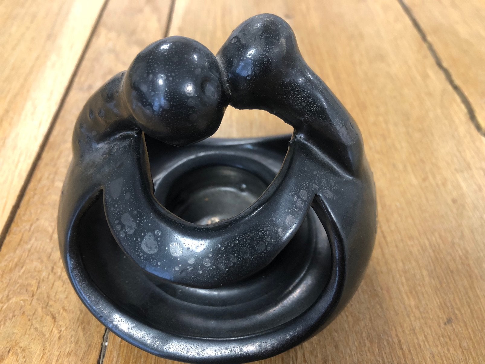 Waxinelichtje handgemaakt Douwsma 1966 10/10 cm, Ophalen of Verzenden
