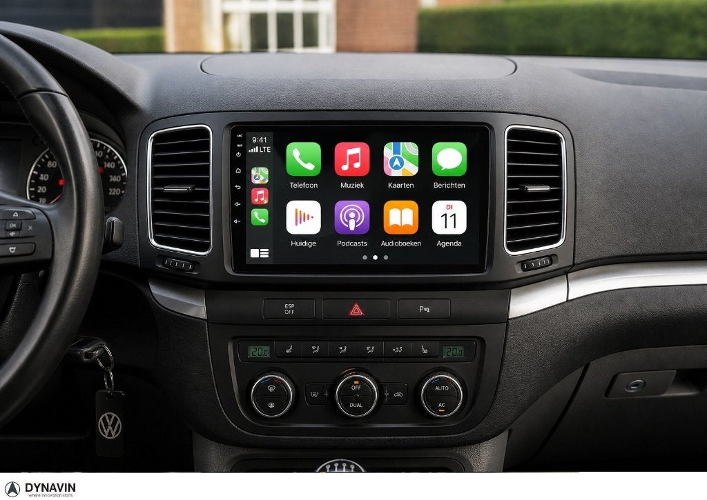 radio navigatie vw sharan carkit android auto apple carplay