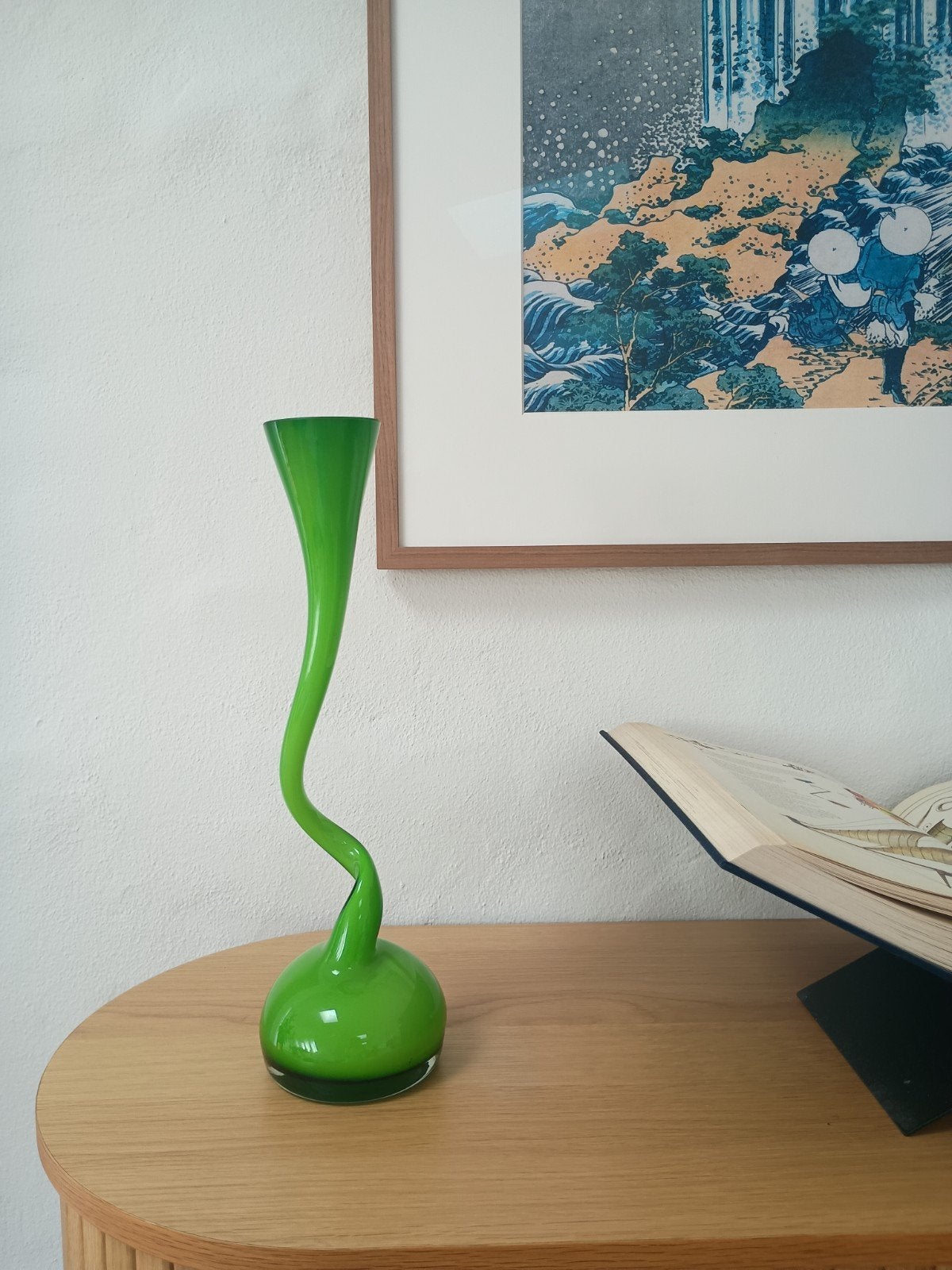 Normann Copenhagen design vaas vintage groen 40cm, Antiek en Kunst, Ophalen of Verzenden