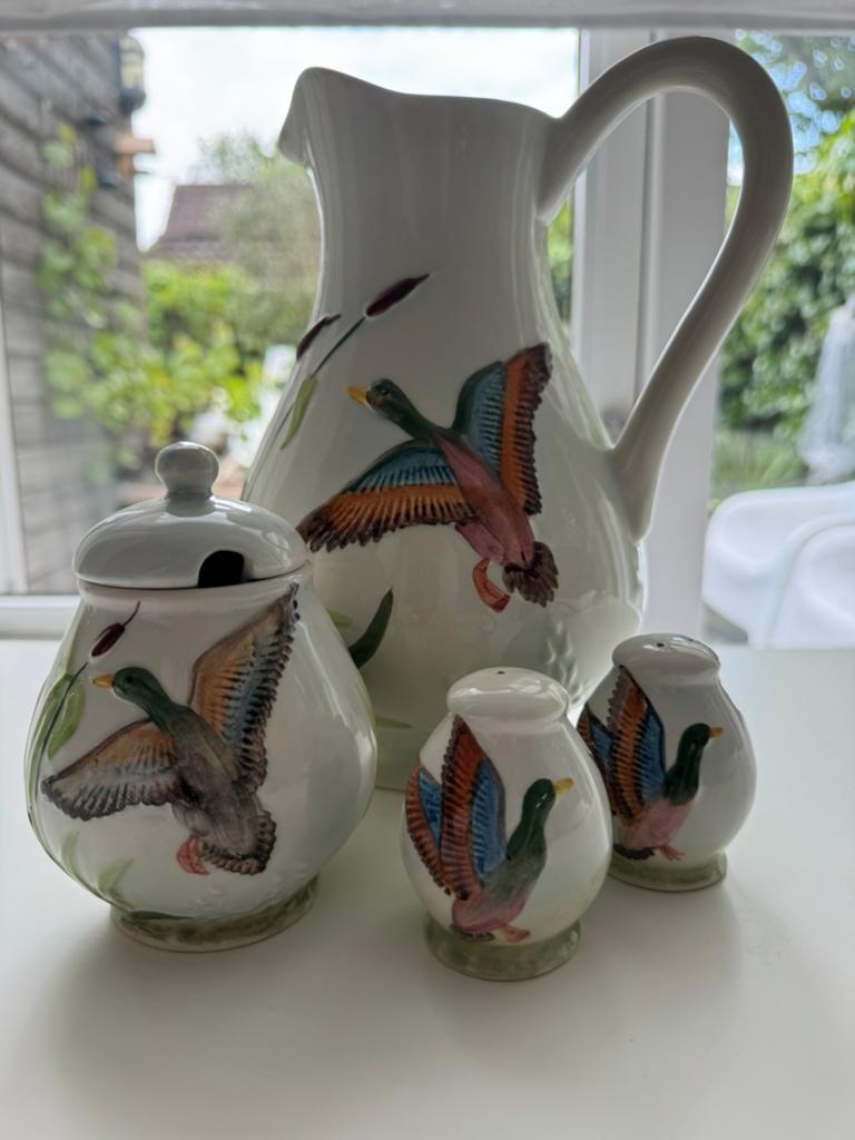 Waterkan, suikerpot en peper- en zoutstel, Ophalen, Overige typen, Zo goed als nieuw, Overige stijlen