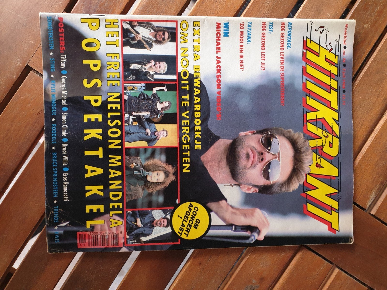 Hitkrant  2 julie 1988 vaste prijs, Ophalen of Verzenden, A1 t/m A3, Film en Tv