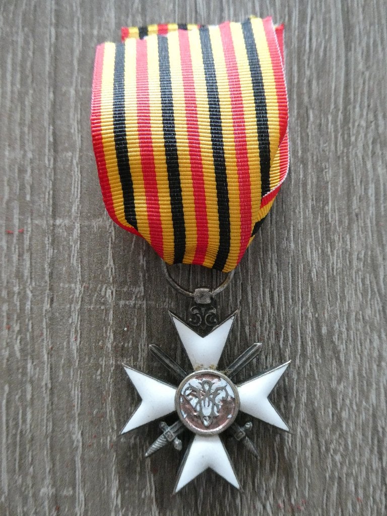 Belgische medaille, WW I periode., Verzamelen, Ophalen of Verzenden, Landmacht, Overige gebieden, Lintje, Medaille of Wings