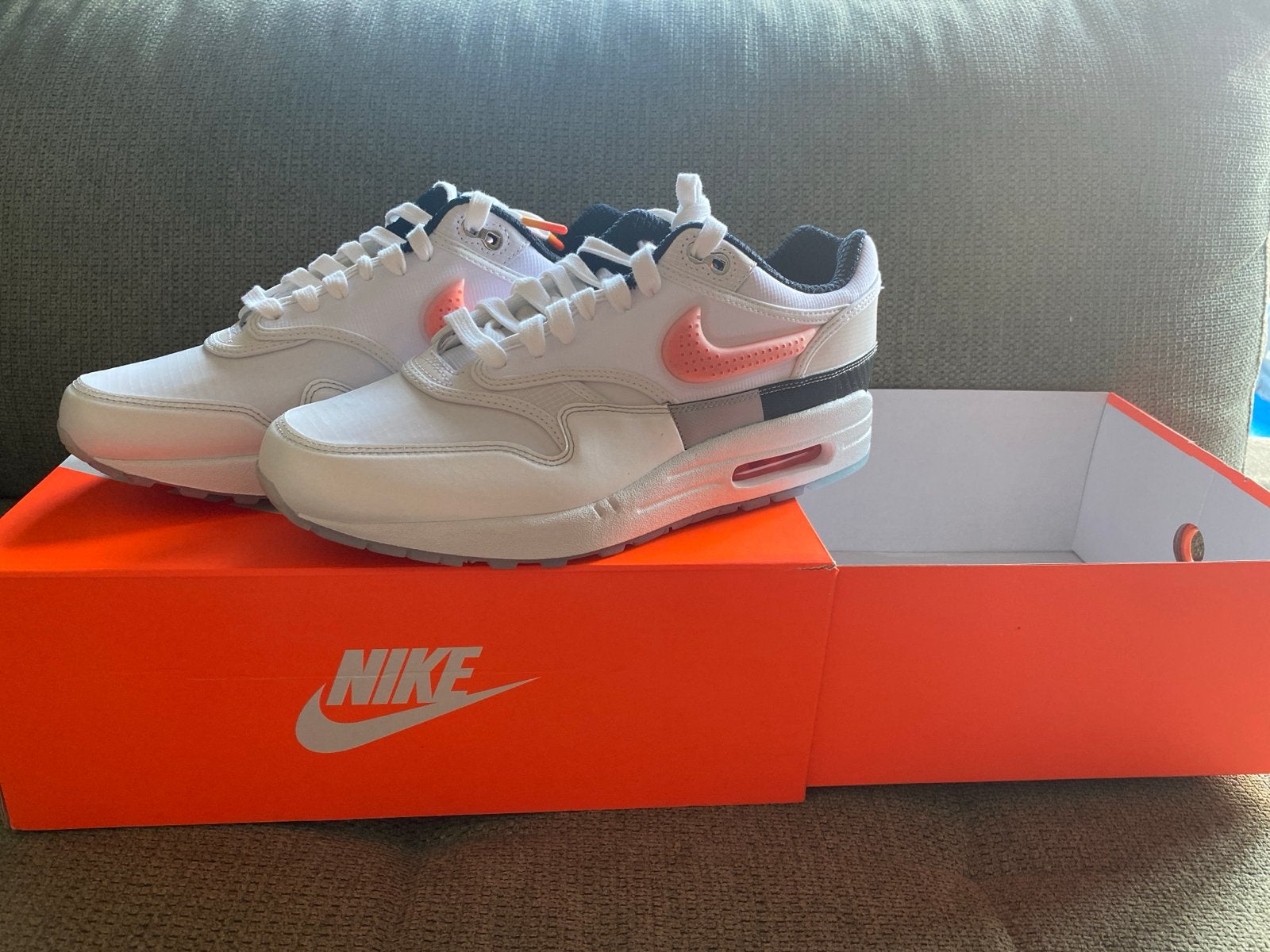 Nike Air Max 1 '87 EA X Madden Sneakers Maat 43, Ophalen of Verzenden, Nieuw, Wit, Sneakers of Gympen