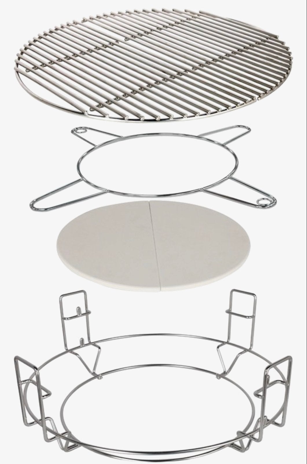 21 inch Large Kamado Grill & Divide Set met Plate Setter, Ophalen of Verzenden, Nieuw