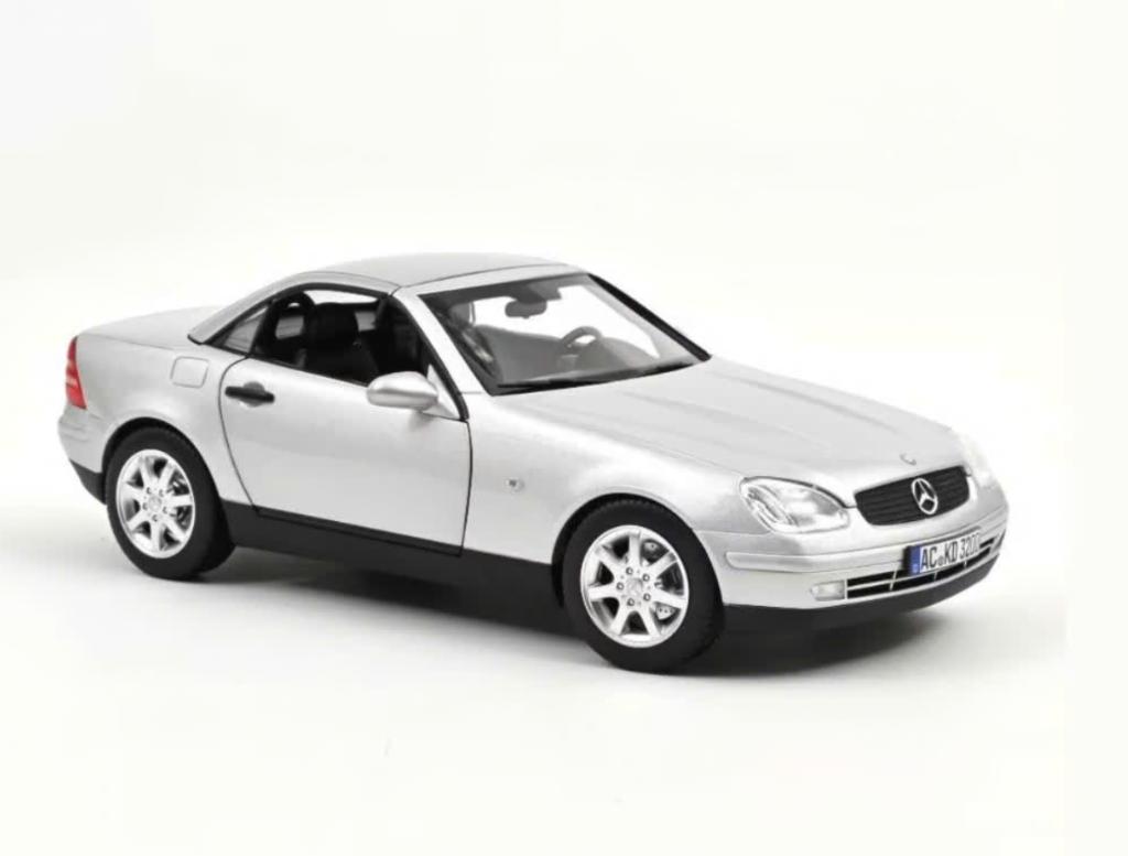 Mercedes-Benz SLK 1996 Zilver schaal 1/18 NOREV Ref. 183020, Verzenden, Nieuw, Auto, Norev