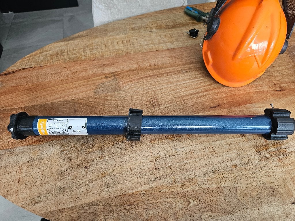 Somfy Vectran 50/12 buismotor voor screens/zonwering, Minder dan 100 cm, Wit, Ophalen of Verzenden, Zo goed als nieuw