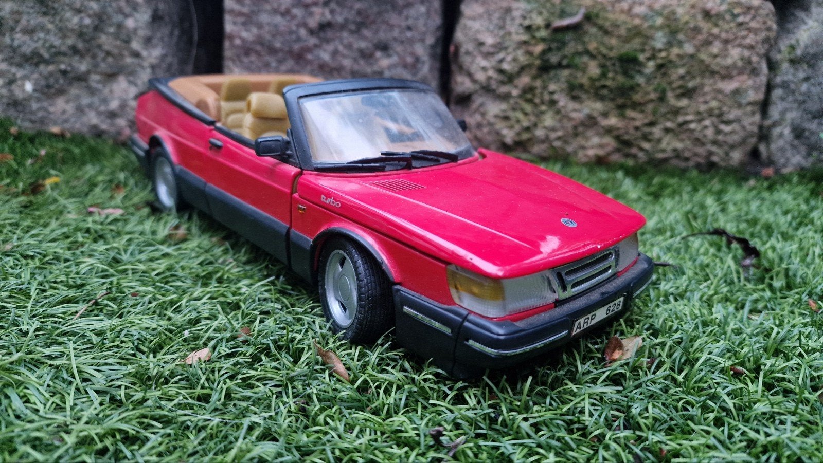 Metalen schaalmodel Saab 900 Turbo Cabrio 1:18, Ophalen of Verzenden, Overige merken