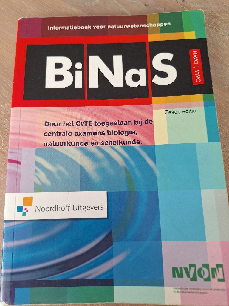 Boek Binas voor Havo en VWO, Boeken, Overige vakken, HAVO, Ophalen of Verzenden, Zo goed als nieuw
